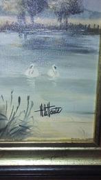 Schilderij met landschap, Antiek en Kunst, Ophalen