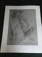 Grote tekening skelet, Enlèvement ou Envoi