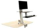 Zit-Sta bureau verhoger (1 beeldscherm), Huis en Inrichting, Bureaus, Ophalen of Verzenden, In hoogte verstelbaar, Zo goed als nieuw