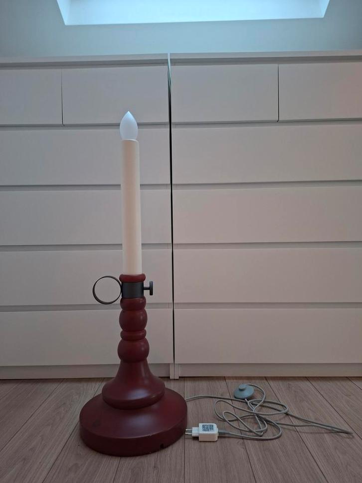 Sprookjesachtig nachtlampje in de vorm van een grote kaars, Kinderen en Baby's, Kinderkamer | Inrichting en Decoratie, Zo goed als nieuw