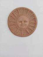 Wanddecoratie aardewerk zon, Ophalen, Zo goed als nieuw