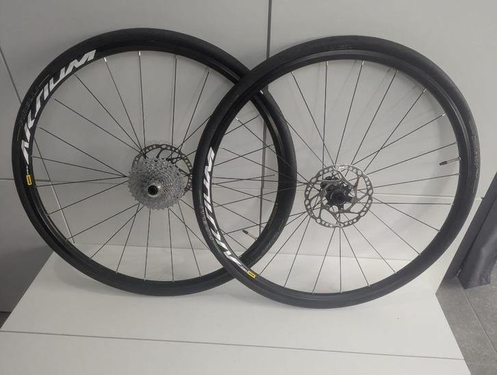 Nieuwe Aksium race-/gravelwielen, Fietsen en Brommers, Fietsonderdelen, Nieuw, Racefiets, Wiel, Ophalen