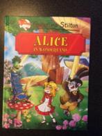 boek Geronimo Stilton 'Alice in wonderland' heel goede staat, Comme neuf, Geronimo Stilton, Enlèvement, Fiction