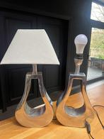 2 pieds de lampe design, Maison & Meubles, Comme neuf, Enlèvement, Moins de 50 cm, Métal