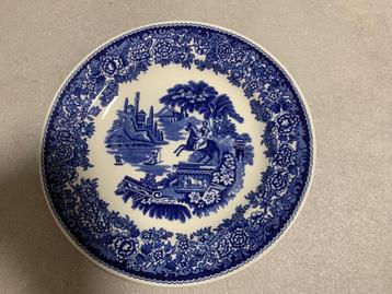 Antiek bord Holland Petrus Regout & Co Maastricht Statue  beschikbaar voor biedingen
