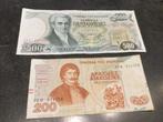 Griekenland 2 verschillende bankbiljetten, Timbres & Monnaies, Monnaies & Billets de banque | Collections, Enlèvement ou Envoi
