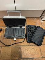 Domo 3 in 1 wafelijzer, Ophalen of Verzenden, Uitneembare platen, Gebruikt