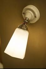 Art deco wandlamp, Huis en Inrichting, Ophalen, Gebruikt, Glas, Art deco