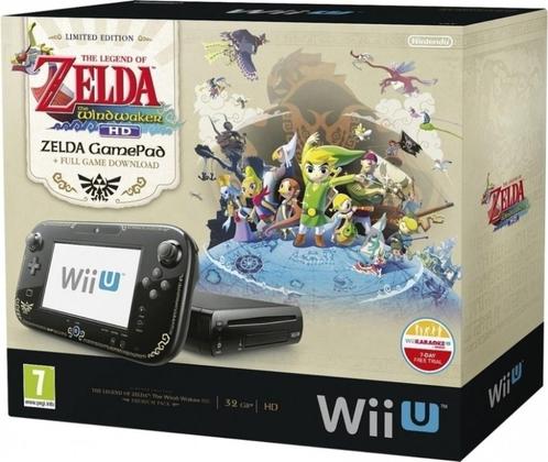 Nintendo Wii U Premium Pack (Black) Zelda Wind Waker HD Bund, Consoles de jeu & Jeux vidéo, Consoles de jeu | Nintendo Wii U, Comme neuf