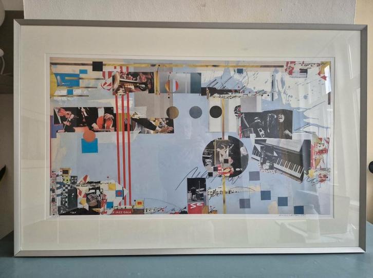 Heel mooie, grote kleurlitho Sam Middleton (Am.), Antiek en Kunst, Kunst | Litho's en Zeefdrukken, Ophalen