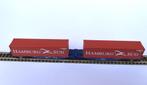 Rocky-Rail- Sggmmss 90 met 2 Hamburg Süd containers 1/160, Hobby en Vrije tijd, Modeltreinen | N-Spoor, Nieuw, Overige merken