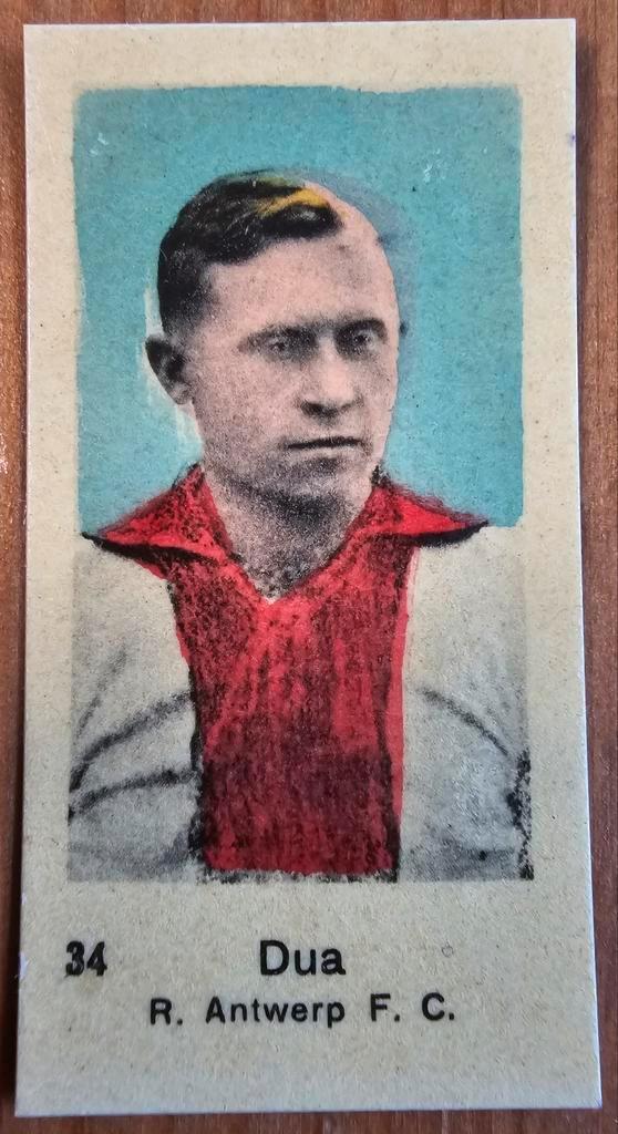 1930s (pre panini) 34. Pol Dua R. Antwerp F.C. ongebruikt!, Hobby en Vrije tijd, Stickers en Plaatjes, Zo goed als nieuw, Plaatje