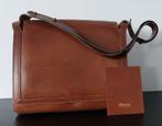 Delvaux vintage cognac leder handtas, Ophalen, Handtas