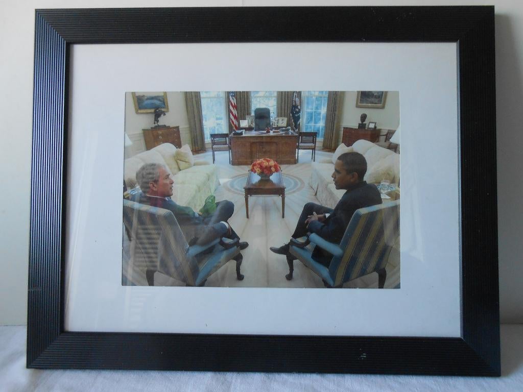 photo transfert du pouvoir Bush - Obama, Collections, Neuf, 1980 à nos jours, Enlèvement ou Envoi, Photo