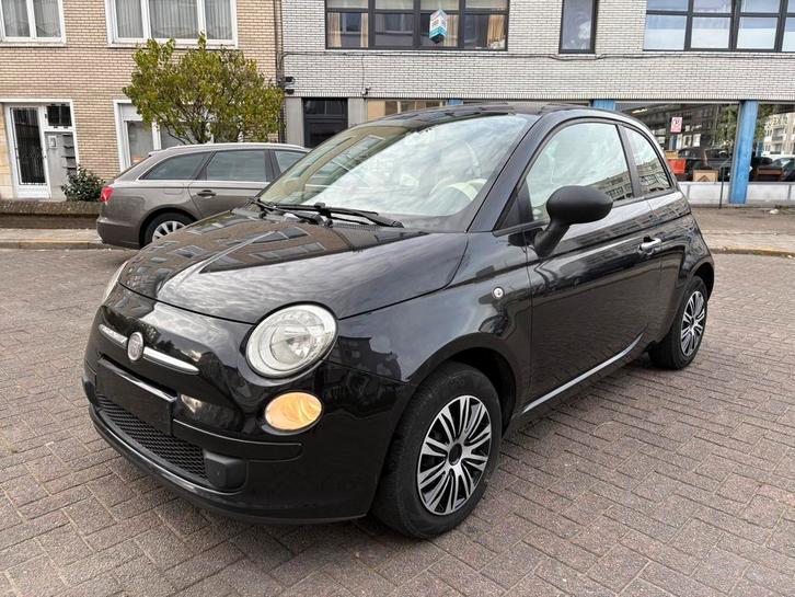 Fiat 500. 1.2 Benzine. 2010, Auto's, Fiat, Bedrijf, Benzine, Euro 4, 3 deurs, Zwart, Zwart, Ophalen