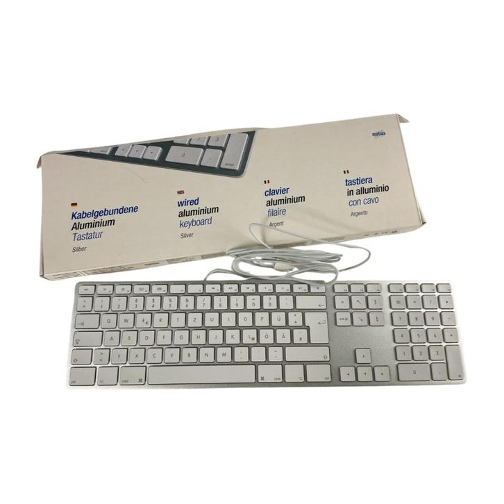Matias Keyboard * Mac OS * Apple Design * QWERTZ, Computers en Software, Toetsenborden, Nieuw, Overige indelingen, Bedraad, Ophalen of Verzenden
