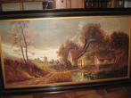 A.Peeters (1910)-Grote prachtige schilderij-Vermeld in PIRON, Antiek en Kunst, Ophalen