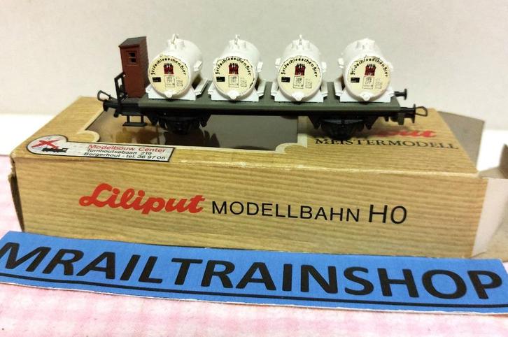LILIPUT 235.50 - Char à bière « Feldschlosschen bier » OVP, Hobby & Loisirs créatifs, Trains miniatures | HO, Utilisé, Wagon, Liliput
