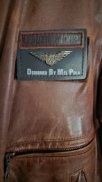 Leren heren jas maat 3XL, Kleding | Heren, Ophalen of Verzenden, Zo goed als nieuw, Overige maten, Bruin