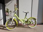 Kinderfiets - meisjesfiets 15 inch 3-5 jaar met mandje, Fietsen en Brommers, Fietsen | Kinderfietsjes, Ophalen, Zo goed als nieuw