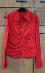 Chemisier rouge Bershka taille S, Rouge, Enlèvement ou Envoi, Taille 36 (S), Comme neuf