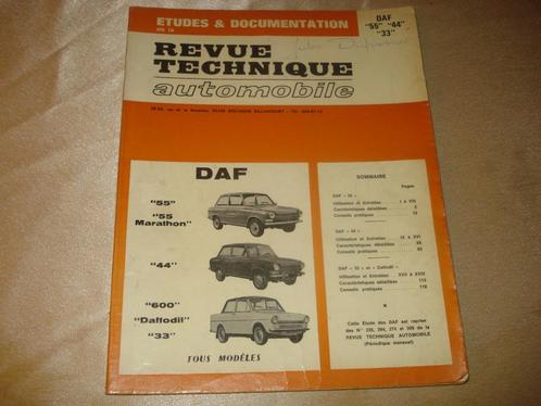 Ancienne Revue Technique Automobile Daf "44", "55" "33" 1975, Livres, Autos | Livres, Utilisé, Autres marques