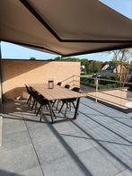 TUINTAFEL + 6 STOELEN, Tuin en Terras, Tuintafels, Ophalen, Zo goed als nieuw, Rechthoekig, Aluminium