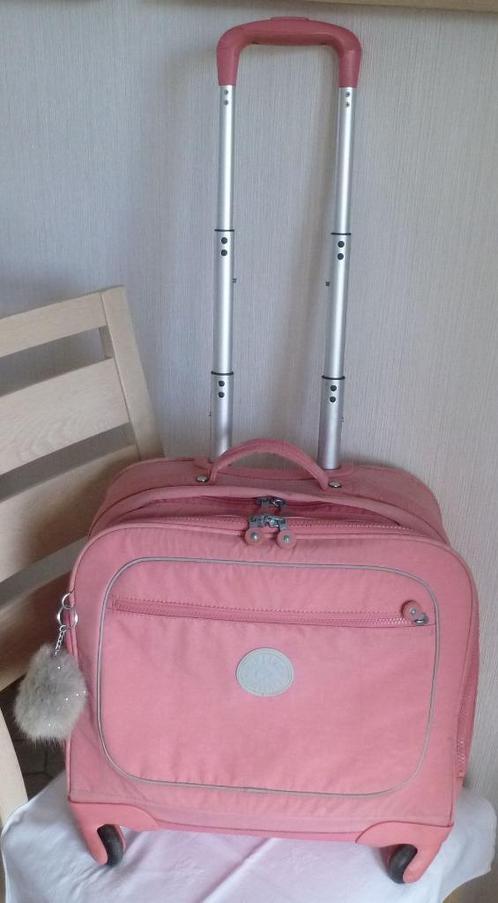 Kipling Trolley „Manary” 4 wielen + aap, Handtassen en Accessoires, Tassen | Schooltassen, Gebruikt, Aktetas of Boekentas, 40 tot 50 cm