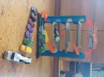 Hot wheels stunt garage + autootjes +verlengstukken racebaan, Kinderen en Baby's, Ophalen, Racebaan, Zelf te bouwen, Zo goed als nieuw