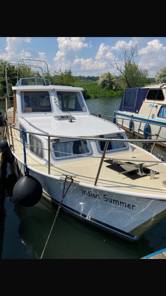 Beja Cruiser motor boot, Watersport en Boten, Motorboten en Motorjachten, Gebruikt, Staal, 9 tot 12 meter, Diesel, Binnenboordmotor