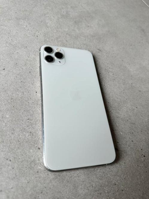 Iphone 11 pro max nieuwe batterij, Telecommunicatie, Mobiele telefoons | Apple iPhone, Gebruikt, 256 GB, Zonder abonnement, Zilver