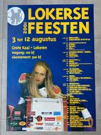Poster Lokerse Feesten 2001, Comme neuf, Enlèvement ou Envoi