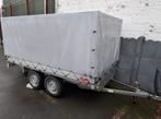 Aanhangwagen met huif 750 kg, Auto diversen, Aanhangers en Bagagewagens, Ophalen of Verzenden, Zo goed als nieuw