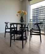 MARMEREN TAFEL DIAMETER 120CM met stoelen, Huis en Inrichting, Ophalen, Nieuw