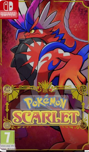 Nintendo switch pokemon spel Scarlet