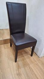 Stoelen : 6 , bruin, in goede staat., Vijf, Zes of meer stoelen, Gebruikt, Moderne, Hout