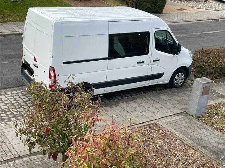 Attelage à cabine double Renault Master 2.3D L2H2, Autos, Camionnettes & Utilitaires, Particulier, Airbags, Air conditionné, Bluetooth