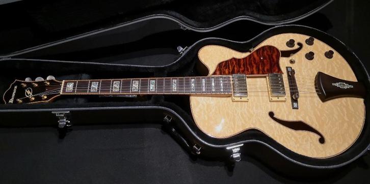 Ibanez Custom Artcore AF-125 état neuf., Musique & Instruments, Instruments à corde | Guitares | Électriques, Comme neuf, Hollow body