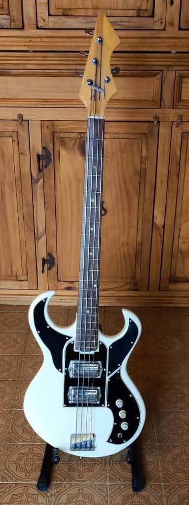 Ibanez Bison 5902 basgitaar (1963/1965), Muziek en Instrumenten, Snaarinstrumenten | Gitaren | Bas, Gebruikt, Elektrisch, Ophalen