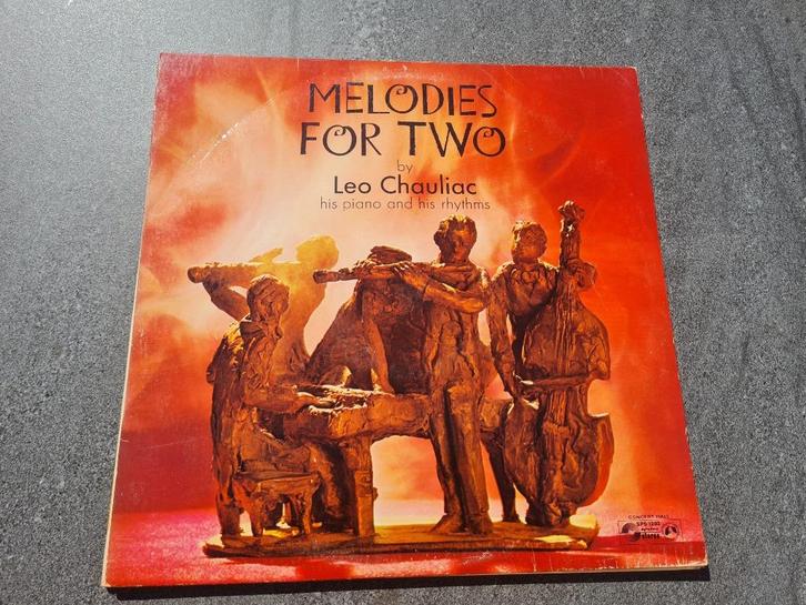 LP - Melodies for two by Leo Chauliac, CD & DVD, Vinyles | Jazz & Blues, Enlèvement ou Envoi