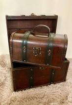 2 Vintage Houten Kistjes, Antiek en Kunst, Ophalen of Verzenden