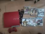 Console ps3 slim rouge satin, Ophalen of Verzenden, Zo goed als nieuw, Slim