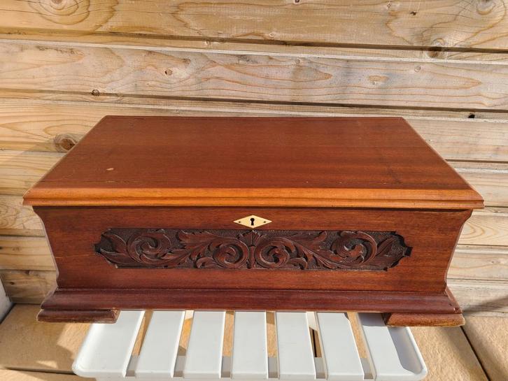 Kunstzinnig muziekdoosje van Mermod Frères S.A. (Sainte-Croi, Antiek en Kunst, Antiek | Keramiek en Aardewerk, Ophalen