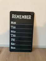 Memobord (krijt), Maison & Meubles, Accessoires pour la Maison | Tableaux d'affichage, Enlèvement, Utilisé, Tableau noir