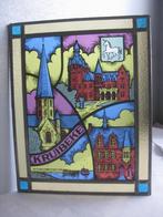 Vintage - Glasraam van de gemeente " Kruibeke "., Antiek en Kunst, Ophalen of Verzenden