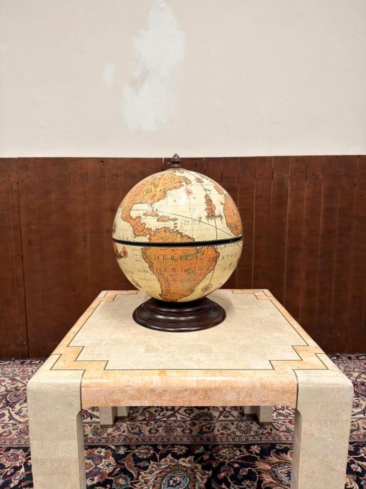 Klassiek Italiaanse Zoffoli Drank Globe Wereldbol Tafelmodel, Antiek en Kunst, Antiek | Kantoor en Zakelijk, Ophalen of Verzenden