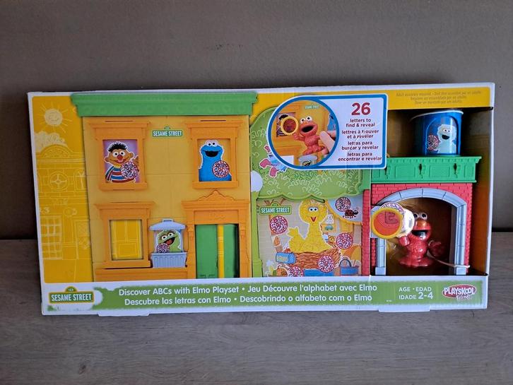 Speelset Sesamstraat Alfabet spel met Elmo Nieuw, Hobby en Vrije tijd, Gezelschapsspellen | Overige, Nieuw, Ophalen