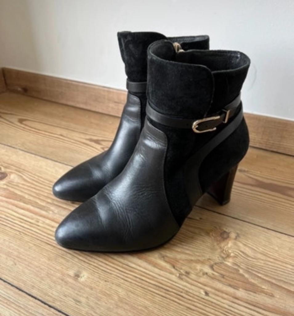 Tamaris enkellaarsjes zwart maat 38, Tamaris, Zwart, Lage of Enkellaarzen, Ophalen of Verzenden