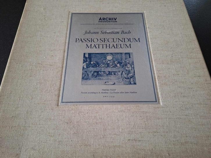 Bach / Richter - Matthäus-Passion Box 4 x Lp's Vinyl, Cd's en Dvd's, Vinyl | Klassiek, Gebruikt, Barok, Kamermuziek, 12 inch, Ophalen of Verzenden