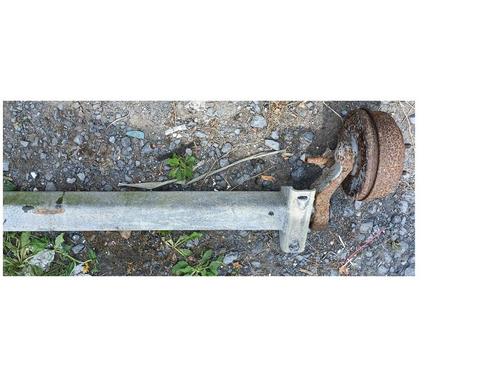 Geremde Aanhangwagen Torsieas torsie as 2 st  120cm, Auto diversen, Aanhangwagen-onderdelen, Gebruikt, Ophalen